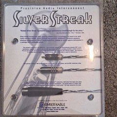 Kimber Kable SilverStreak Balanced RCA Male to RCA Male Audio Interconnect 1m
