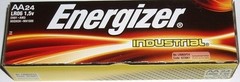 48 AA Energizer Industrial Alkaline EN91 Batteries With Free Battery Holder!