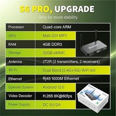 SuperBox S6 Pro TV BOX New Factory Sealed Latest Android WiFi Play Ship Same Day