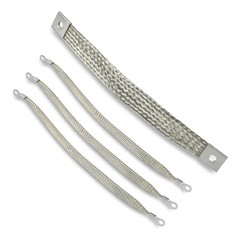 4Pcs Heavy Duty Engine Braided Ground Strap Kit 40140 Battery Starter Chasis