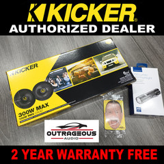 Kicker CSC674, CS Series 6 3/4″ 2 Way Coaxial Car Speakers (46CSC674) #1 DEALER