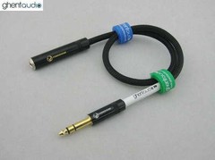 D13 (0.5m 1.5ft) — 6.35mm Stereo TRS Male to Female HIFI Audio Extension Cable
