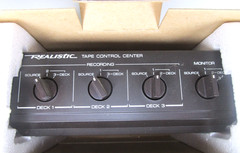 VTG~Realistic Radio Shack Stereo 3-Deck Tape Control Center #42-2115 In Box