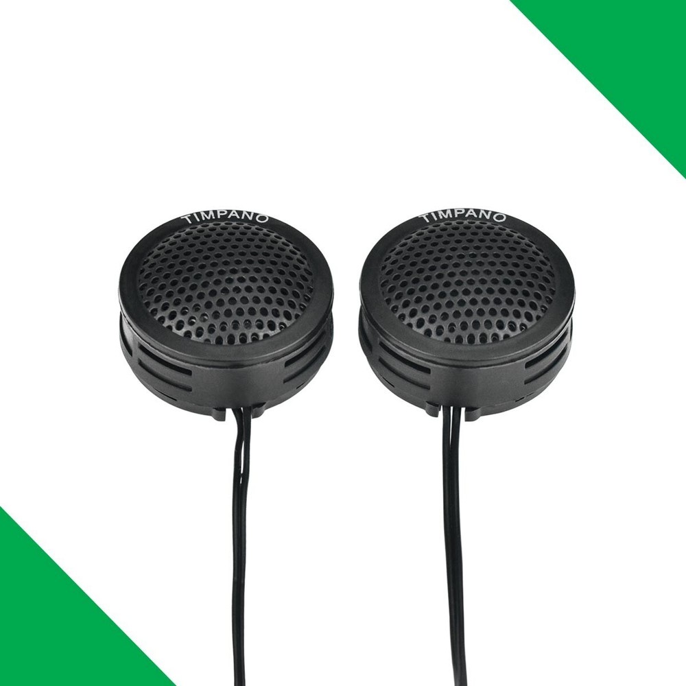 (2) TIMPANO TPT-ST1 1″ SOFT DOME TWEETERS 150 WATTS 4 OHM CAR AUDIO