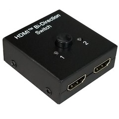 4K 2-Port 2-Way HDMI Bi-directional 2×1 Switch Switcher & 1×2 Splitter Selector