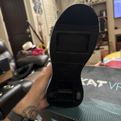 KAT VR Shoes Black Blue Mens Size 6 NEW WITH BOX VIRTUAL REALITY FOR TREADMILL