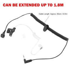 1/2 Set 3.5mm Listen Only Acoustic Tube Police Headset Earpiece For Motorola NEW