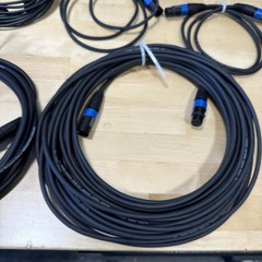 Monster cable , whirlwind unbranded XLR MICROPHONE CABLE, LOT OF 9