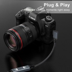 Twozoh 90° Degree Left Angle Mini HDMI Male to Female 0.6FT, Angled