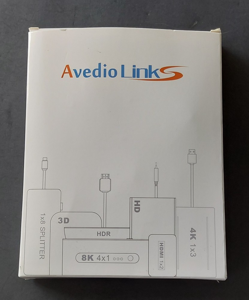 Avedio Links HDMI Splitter 1 In 2 Out 4K 60Hz HDCP 2.2 Screen Mirroring