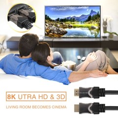 Fiber Optic HDMI Cable 2.1 – (8K 120Hz HDR UHD 4:4:4) – HDCP 2.2 – Dolby Vision