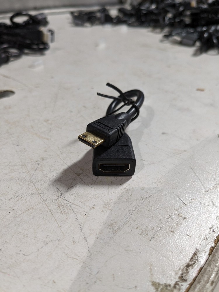 Mini HDMI ( Type C ) Male to HDMI (Type A ) Female Extension Adapter Cable