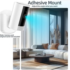 Durable Adhesive Camera Mount Bracket for Ring and Blink – 3 Pack, Easy Setup