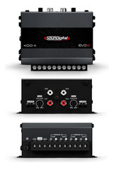 SounDigital EVO 400.4 400W 4 Channel Class D Car Audio Amplifier Compact High Ef
