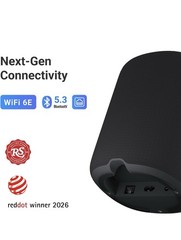 WiiM Sound Smart Speaker Black Touch Display w/ Remote Control Wi-Fi Bluetooth