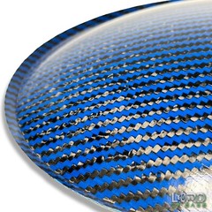 7.87″ (200mm) Blue Carbon Fiber Speaker Subwoofer Dust Cap