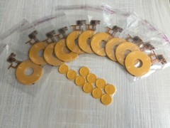 10X Click Wheel + Center Button for iPod Video 5th 5.5 Gen 30GB 60GB 80GB YELLOW