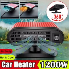 2 in1 Auto Car Portable Electric Air Conditioning Fan Auto Cooling Air Heater