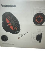 Rockford Fosgate M1D4-12B 12″ 300W RMS 4 Ohms Color Optix Marine Subwoofer Open.