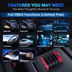 ThinkSafe Car All System ABS SRS Oil EPB TPMS OBD2 Scanner Diagnostic Scan Tool