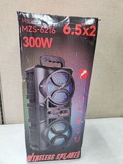 NEW Wireless Speaker M2-6216 6.5″ X 2 | 300W | damaged box!!