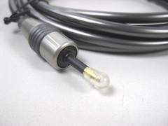 6FT Gold Plated Toslink to Mini Toslink Optical Mini Plug Digital Audio Cable