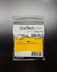 StarTech – 6” S-Video to Composite Video Adapter (SVID2COMP)