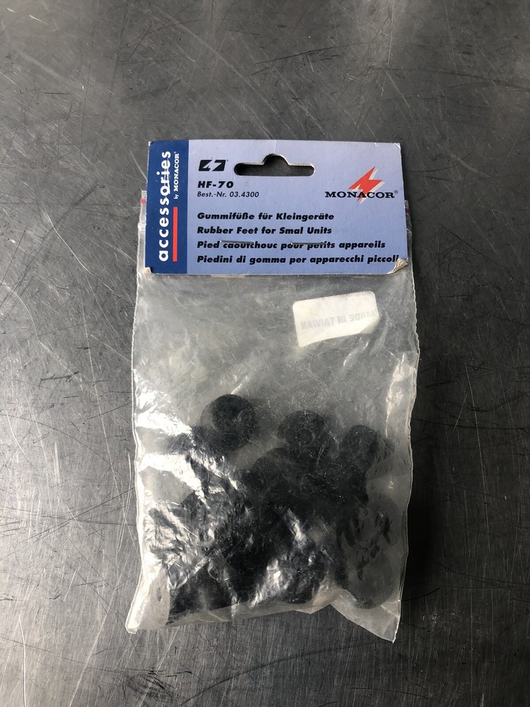 Monacor HF-70 Rubber Foot 034300 20PACK NEW!! FREE SHIPPING!!