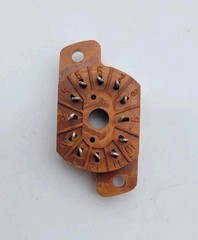 Socket for IN-12 / IN-12B / IN-15 / IV-22 Nixie VFD Tube Socket PL31A-P | USA