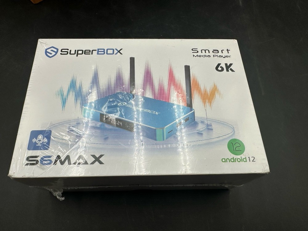SuperBox S6 Max Smart Media Player 6K Android 12 Streaming – NEW