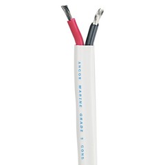 Ancor Standard Duplex Cable – Flat 14/2 AWG – 2 x 2mm² Red/Black – 100′ ANC