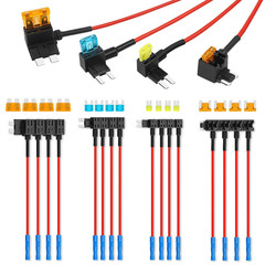16 Pack 4 Types Fuse Tap, Upgraded 12V Car Add a Circuit Fuse Tap Kit – Standard
