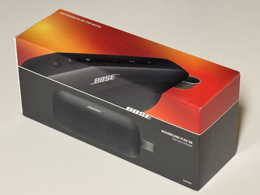 Bose SoundLink Flex SE Bluetooth Portable Speaker (2nd Gen) – Black – BNIB