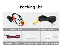 AHD Car Backup Camera Waterproof Car Rear View Night Vision CVBS Parking Camera
