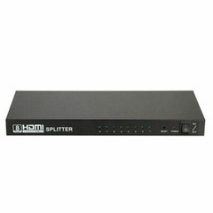 8 Port HDMI Splitter 1 in 8 Output 1 to 8 Video Splitter Ultra 4K 3D 1080P Hub