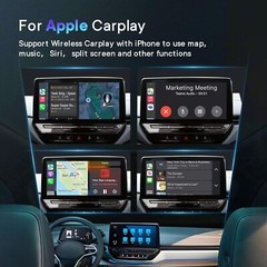 Kiuudre Wireless CarPlay Adapter, 2023 Upgrade Plug and Play Dongle Iphone