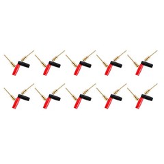 Easy Installation 20 Pcs Speaker Pin Connectors 2mm Gold Plated Banana Plugs