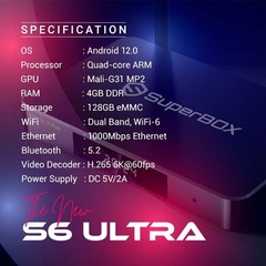 SuperBox S6 Ultra TV BOX Authorized Dealer SameDay Shipment Message MeSend Gift