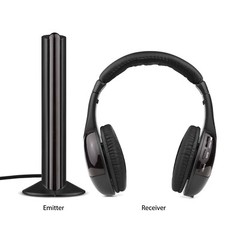 5 in 1 Wireless TV Headphone with RF Transmitter Hi-Fi Over-Ear Headset G7L5