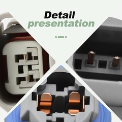 2 Set Rear License Plate Light Socket with Wiring Plug Harness for 2004-2021