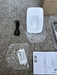 VTECH VG131 WHITE CORDLESS PHONE DECT 6.0 LIGHTED DISPLAY CALLER ID