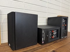 Set of 3 M&K Miller & Kreisel S-85 Satellite Speakers + S-85C Center Speaker