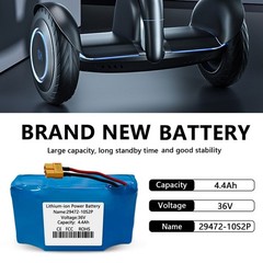 36V 4.4Ah 10S2P Brand New Li-Ion Battery For Hoverboard Scooter Balance Board