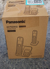 Panasonic KX-TGD832 Cordless Phone System w/ Answering Machine Home Telephone