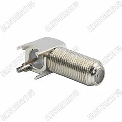 F-Type Jack Female Thru Hole Right Angle PCB Mount long version RF Connector New