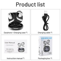 TWS Earbuds 40Hr LCD Touch Screen Noise Cancelling Bluetooth 5.4 Wireless IPX7