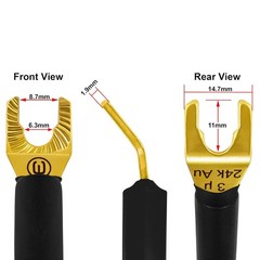 WORLDS BEST CABLES 40 FT Speaker Cable Spade
