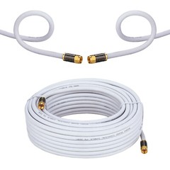 RG6 Cable Quad Coaxial Extension Shielded Cord For TV Antenna Satellite lot