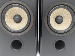 Focal Aria 906 Bookshelf Speakers PAIR Gloss Black 8 Ohm Flax Cone France TESTED