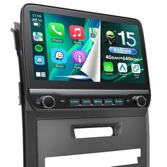 4+64G Android 15 Apple CarPlay Car Stereo Radio GPS Navi For Ford F150 2009-2014